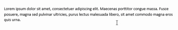 Select punctuation in the middle of a sentence in Word