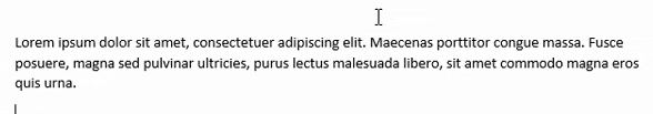 Select text word by double clicking in Word